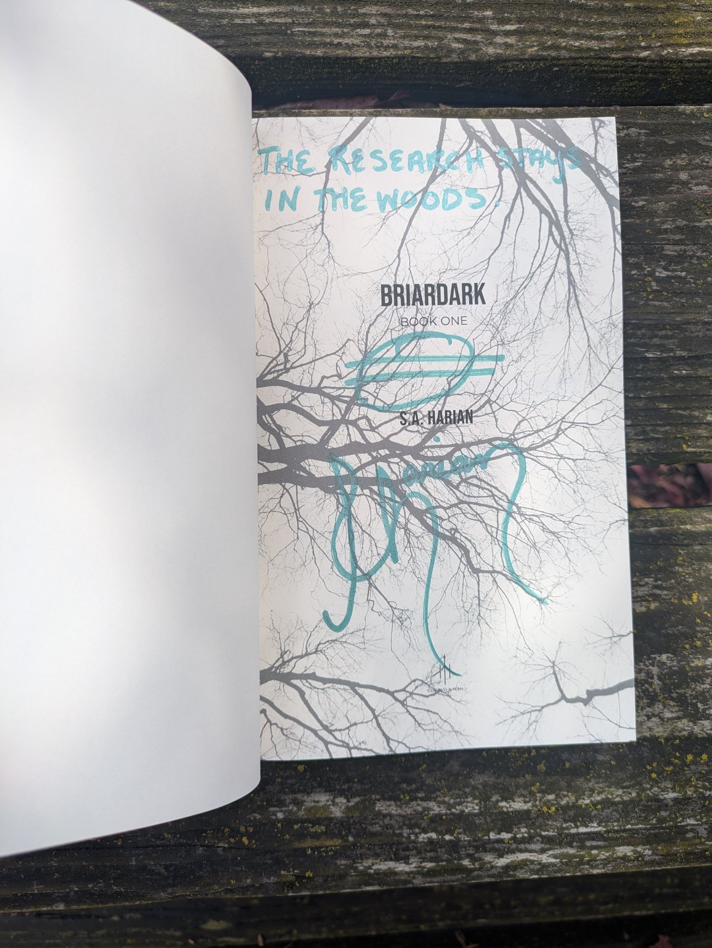 Briardark Paperback: Signed, Wrapped, and Sealed